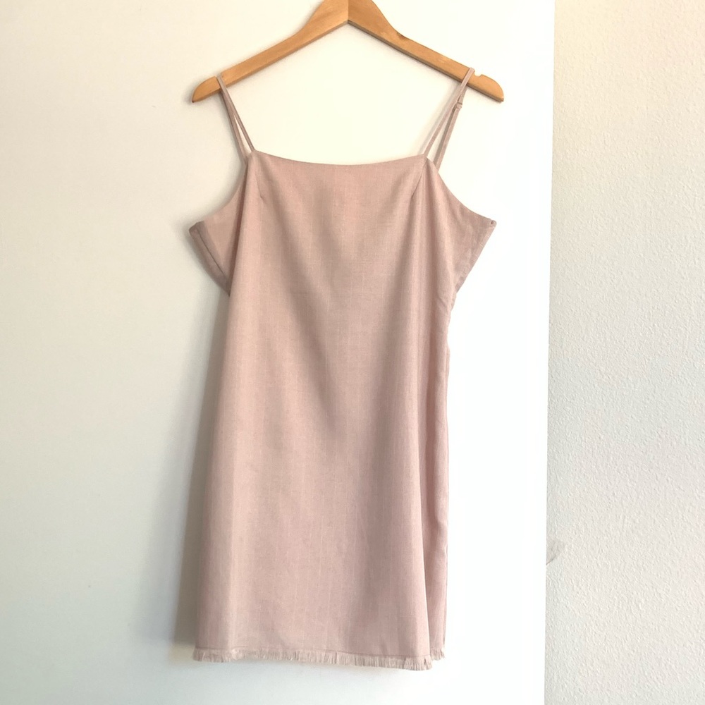 Baby Pink Mini Dress